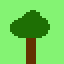 pixel art of a tree